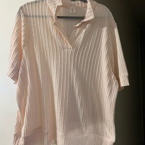 Sew in love cream shirt